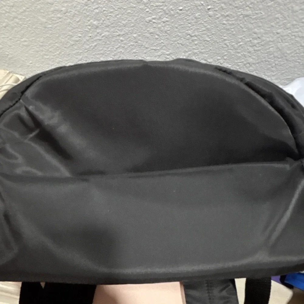 PUMA Black Backpack Drawstring Flap Top Zip Closure, Adjustable Straps, Pockets